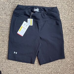 Under Armour Women's Stretch Golf Shorts Black Small New